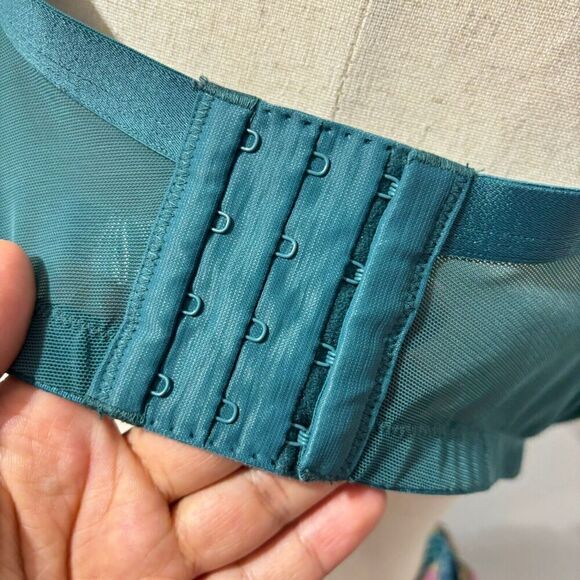 Cacique Boost Balconette Bra 46D Lace Detail Full Coverage Underwire Adjustable - Picture 4 of 9